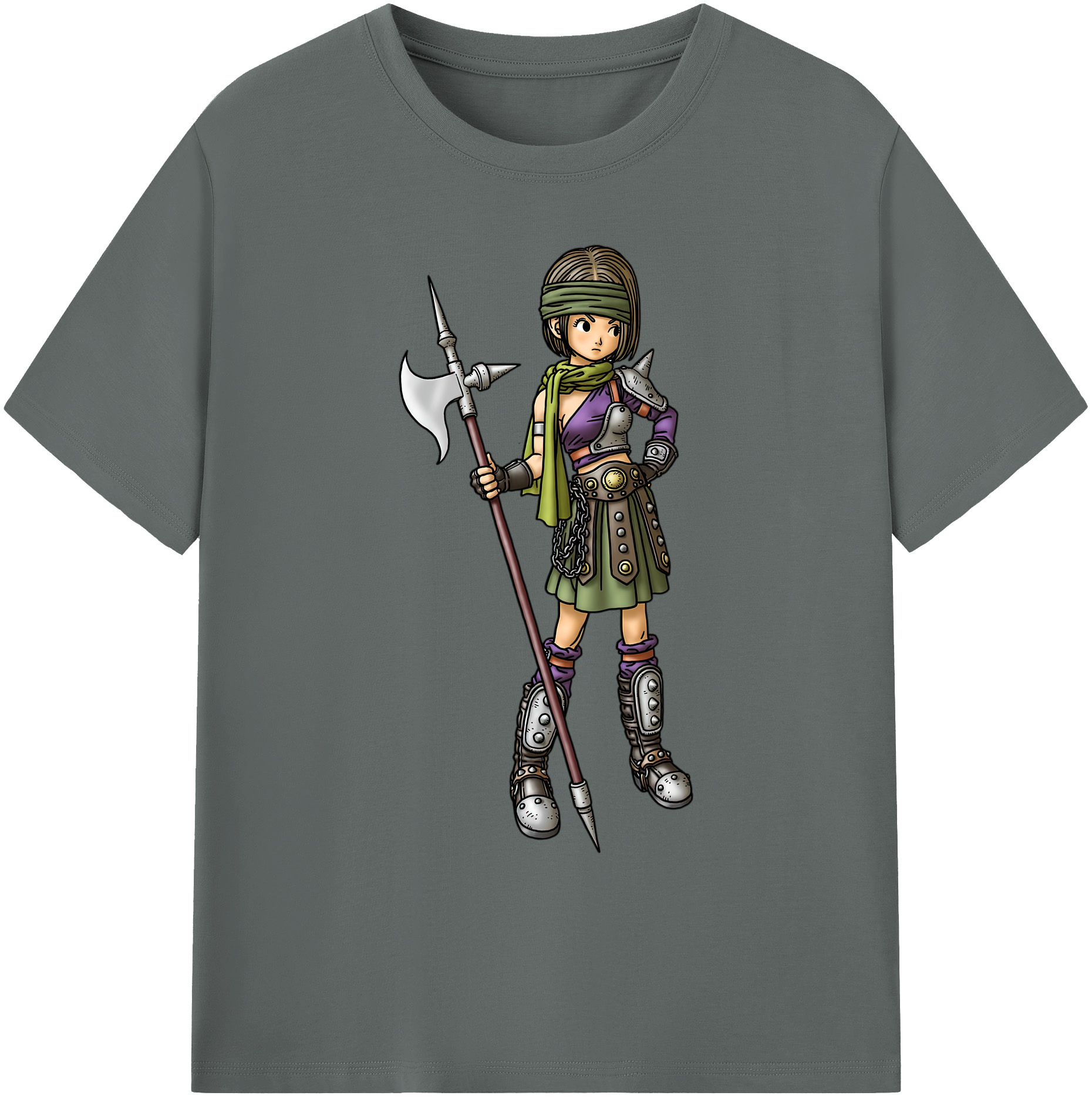 （画像用） ドラゴンクエスト Doragon Kuesuto Dragon Quest 綿100％ メンズ半袖Tシャツ｜肌触りやわらか＆通気性